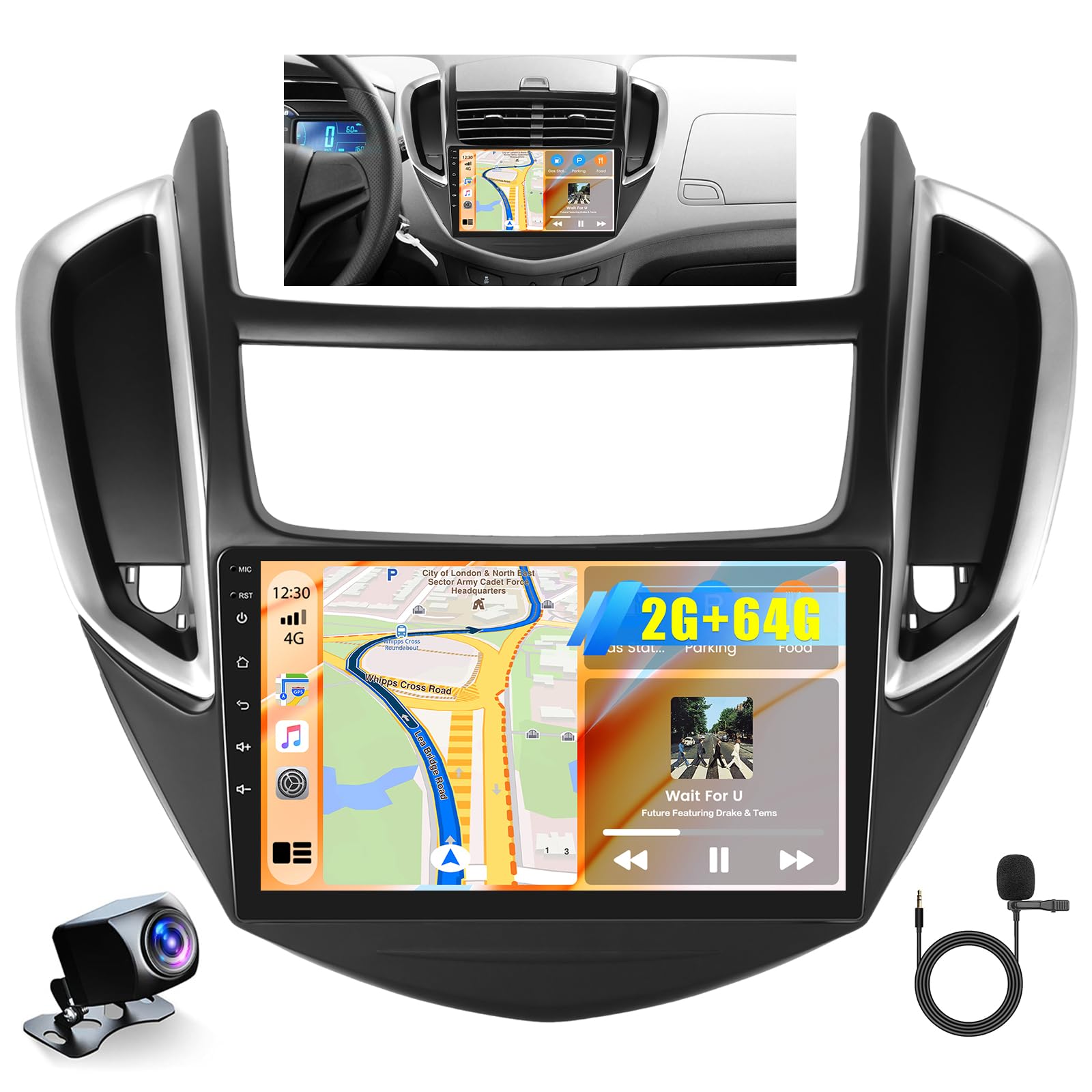 Amazon.com: Hikity Android Car Stereo for Chevrolet Chevy Trax